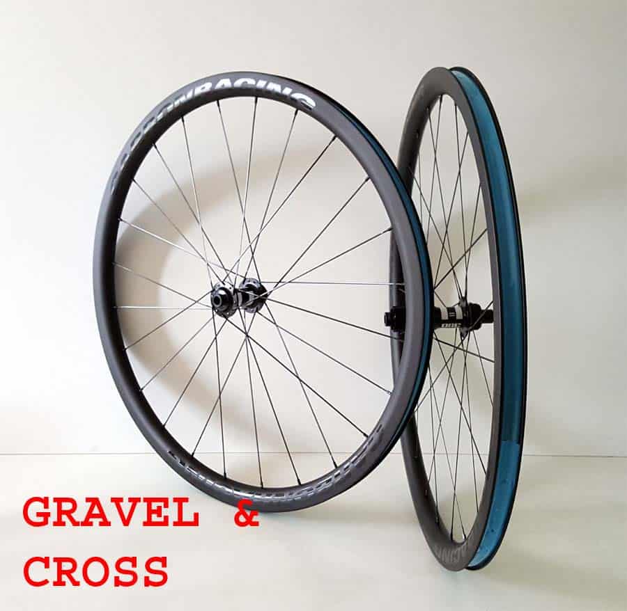 GX33 gravel en cross wielen lage velg Carbon Racing Sports | Racefietswielen
